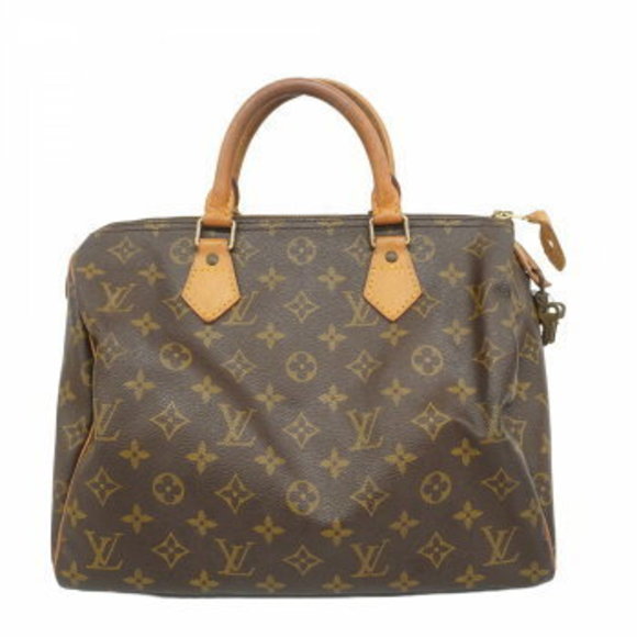 Louis Vuitton Monogram Speedy Handbag Brown - Picture 1 of 9